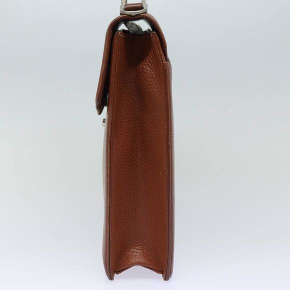 BURBERRY Hand Bag Leather Brown Auth ti1869 - Picture 5 of 16